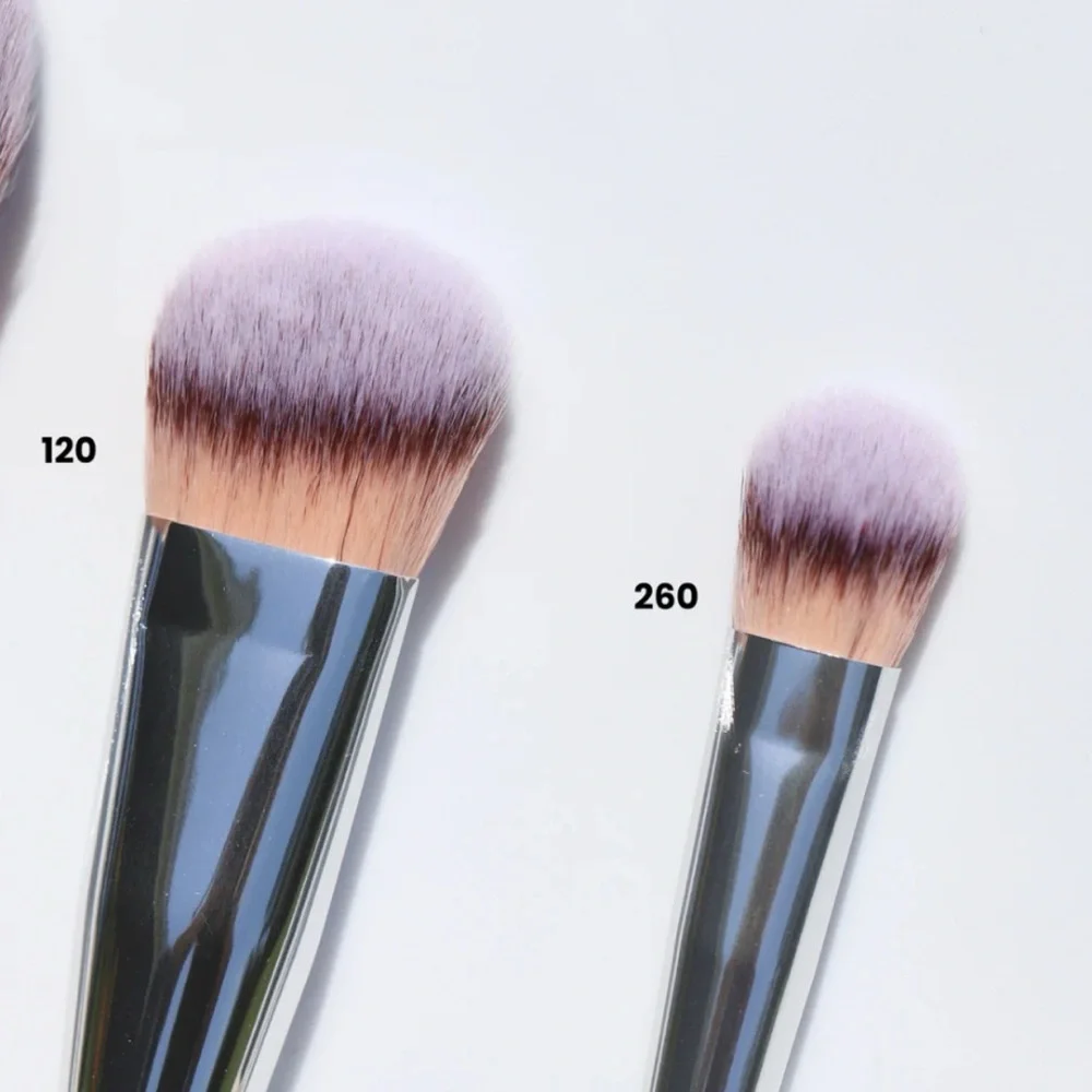 Half Caked Makeup Brush Set - Cream‎ and Black